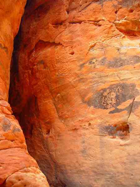 Aboriginal rock painting