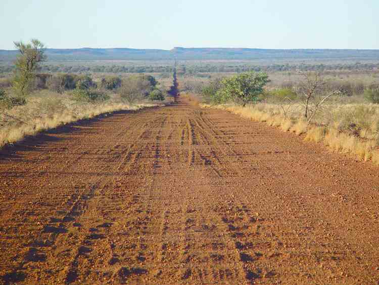 straight track